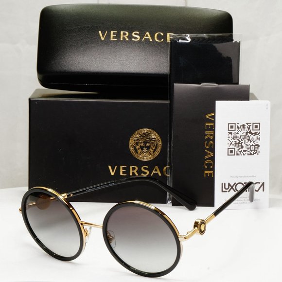 Versace Women's Round Medusa Sunglasses - Picture 1 of 7